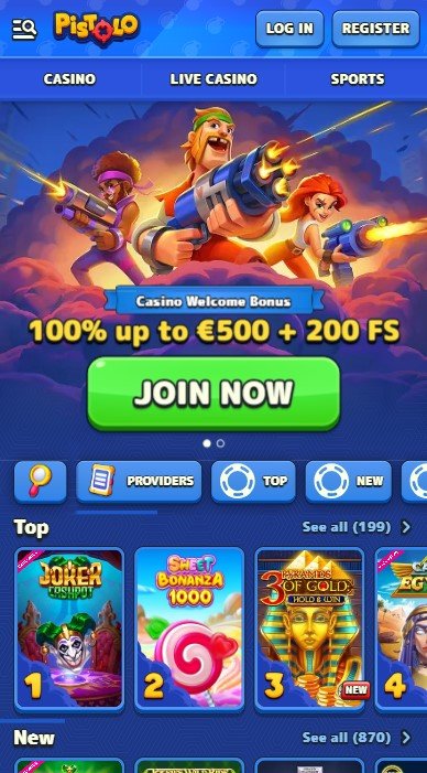 Introduction to pistolo casino login